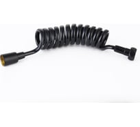 Гибкий спиральный шланг CEZARES, длина 1.2 м, чёрный матовый CZR-FMH-120-NOP