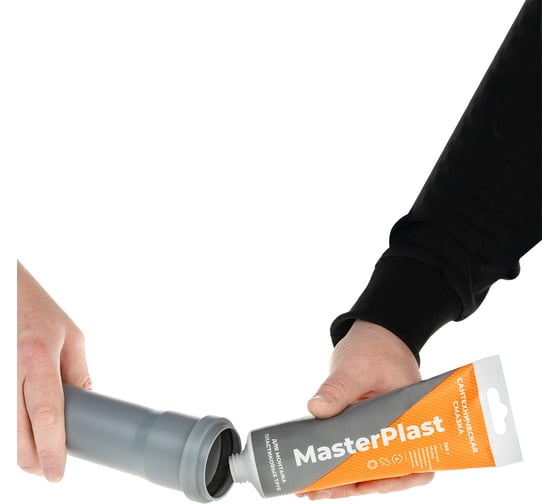 Смазка для канализационных труб MasterPlast 250 г, туба ИС.131740.ИМ