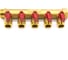 Коллектор Damento Clima с кранами 3/4"x1/2" на 5 выходов 1/25 016244 2