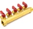 Коллектор Damento Clima с кранами 3/4"x1/2" на 5 выходов 1/25 016244 4