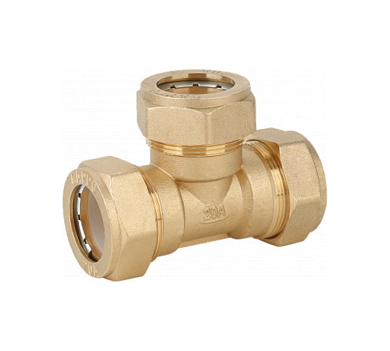 Тройник обжимной 15x15x15 Gappo G1254.1515
