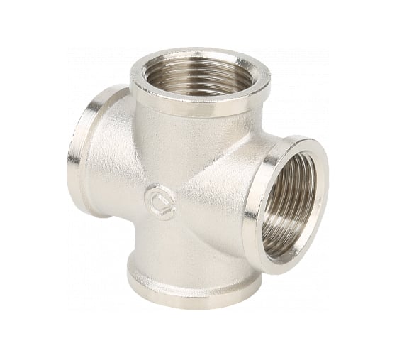 Крестовина Gappo ВР-ВР-ВР-ВР, никелированная 1/2" G2216.04 1