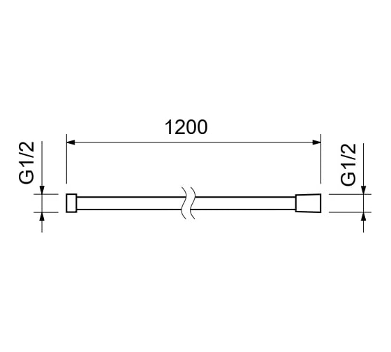Шланг для душа Aquatek AQ2103BG 120 см, нержавейка, шлиф. золото 00000139844