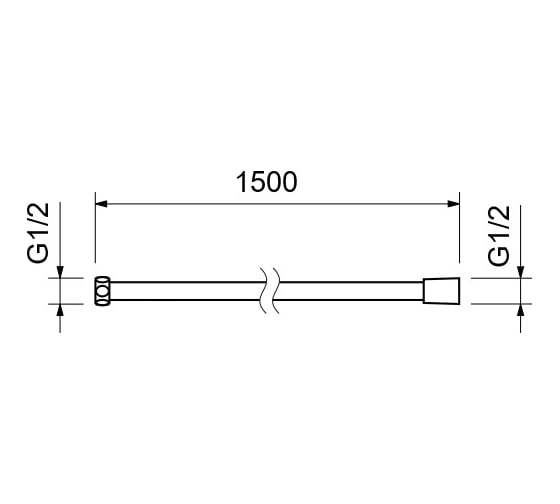 Шланг для душа Aquatek AQ2105BG 150 см, нержавейка, шлиф. золото 00000139846