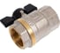 Кран шаровой Damento 3/4" В-В, бабочка, гайка-гайка 001920 2