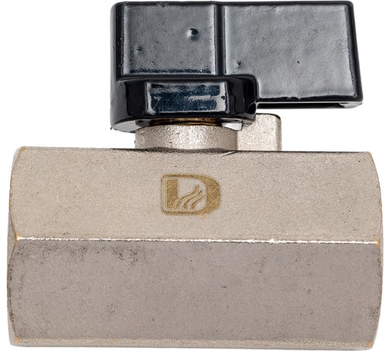 Кран шаровой Damento мини 1/2" В-В, гайка-гайка 019803