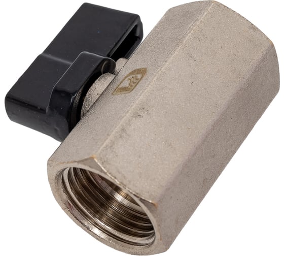 Кран шаровой Damento мини 1/2" В-В, гайка-гайка 019803