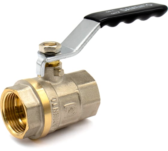 Кран шаровой Damento 3/4" В-В, ручка, гайка-гайка 001580