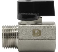 Кран шаровой Damento мини 1/2" В-Н, гайка-штуцер 019804