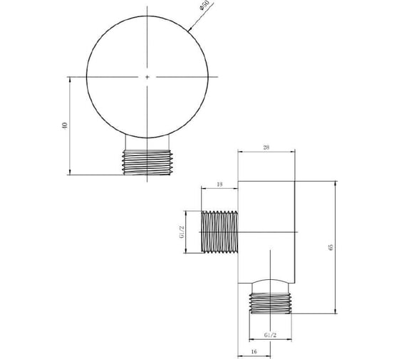 Водорозетка ALLEN BRAU 5.31A15-BN PRIORITY 1/2, латунь, браш.никель 296353 00296353