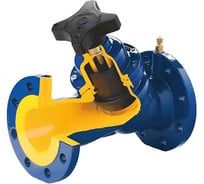 Балансировочный клапан Zetkama чугун 447A Ду200 Ру16 фланец Kvs710 нип 447A200C72 022-5421