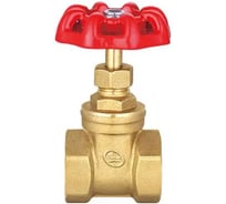 Клиновая задвижка Zetkama Double Lin латунная с эмалированной ручкой - 3/4 LL4030(3/4) LL4030(3/4")