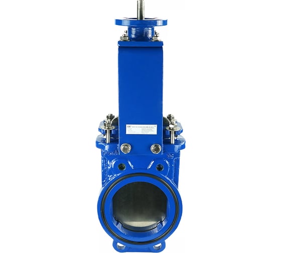 Задвижка шиберная DN.ru GGG40-SS304-NBR-2W-ISO Ду300 Ру6 с голым штоком и ISO-фланцем D040-03181