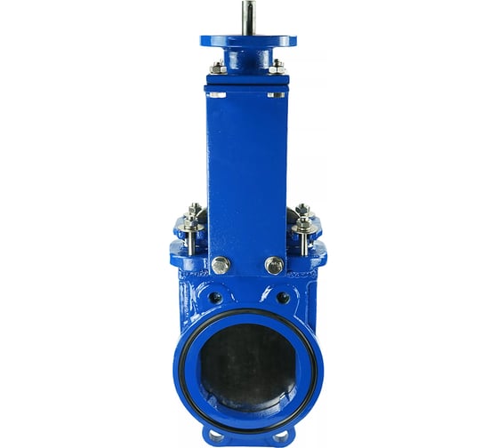Задвижка шиберная DN.ru GGG40-SS304-NBR-2W-ISO Ду200 Ру10 с голым штоком и ISO-фланцем D040-03172