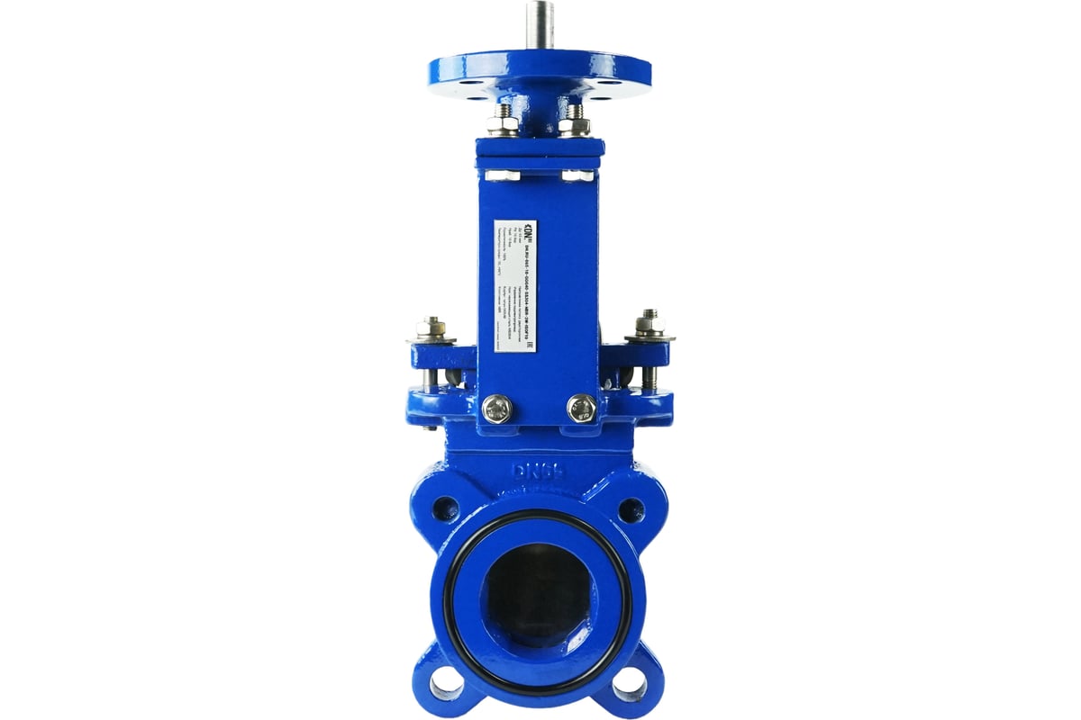 Шиберная задвижка DN.ru ДУ50 Ру10 с голым штоком и ISO-фланцем D040 ...