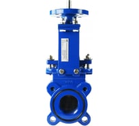 Шиберная задвижка DN.ru GGG40-SS304-NBR-2W-ISO Ду50 Ру10 с голым штоком и ISO-фланцем D040-03143