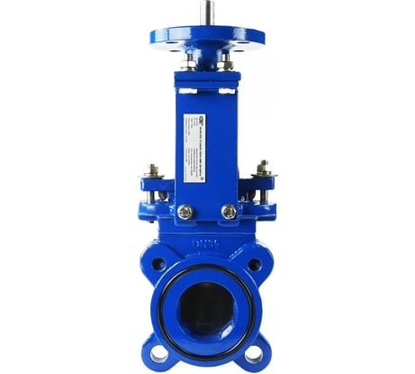 Задвижка шиберная DN.ru GGG40-SS304-NBR-2W-ISO Ду50 Ру10 с голым штоком и ISO-фланцем D040-03143