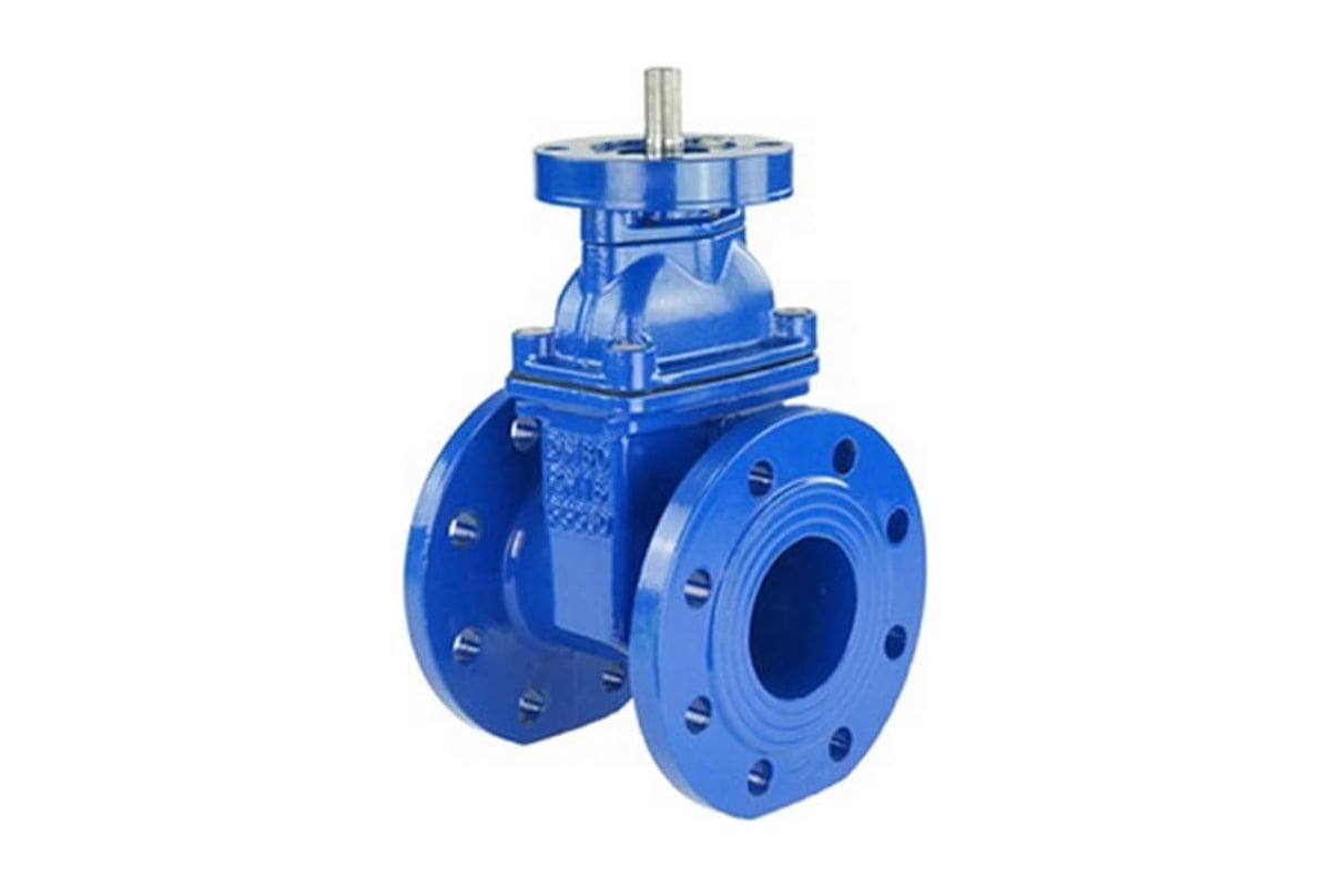 Клиновая задвижка DN.ru 30ч939р Ду100 Ру16 обрезиненная для воды под ...