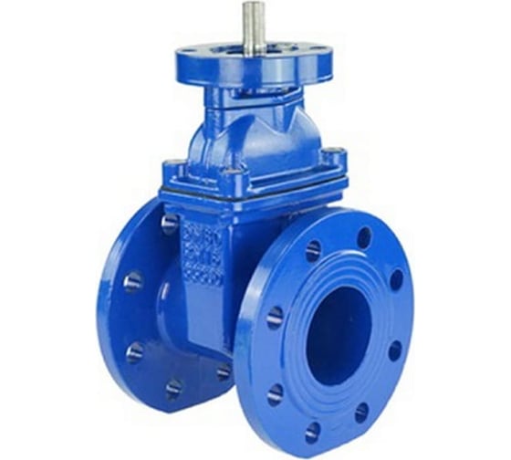 Клиновая задвижка DN.ru 30ч939р Ду100 Ру16 обрезиненная для воды под ...