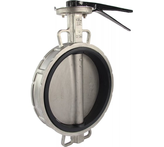 Затвор дисковый поворотный DN.ru 316L-316L-EPDM Ду150 Ру16 с рукояткой D050-01301