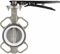 Дисковый поворотный затвор DN.ru 316L-316L-PTFE Ду150 Ру16 с рукояткой D050-01635