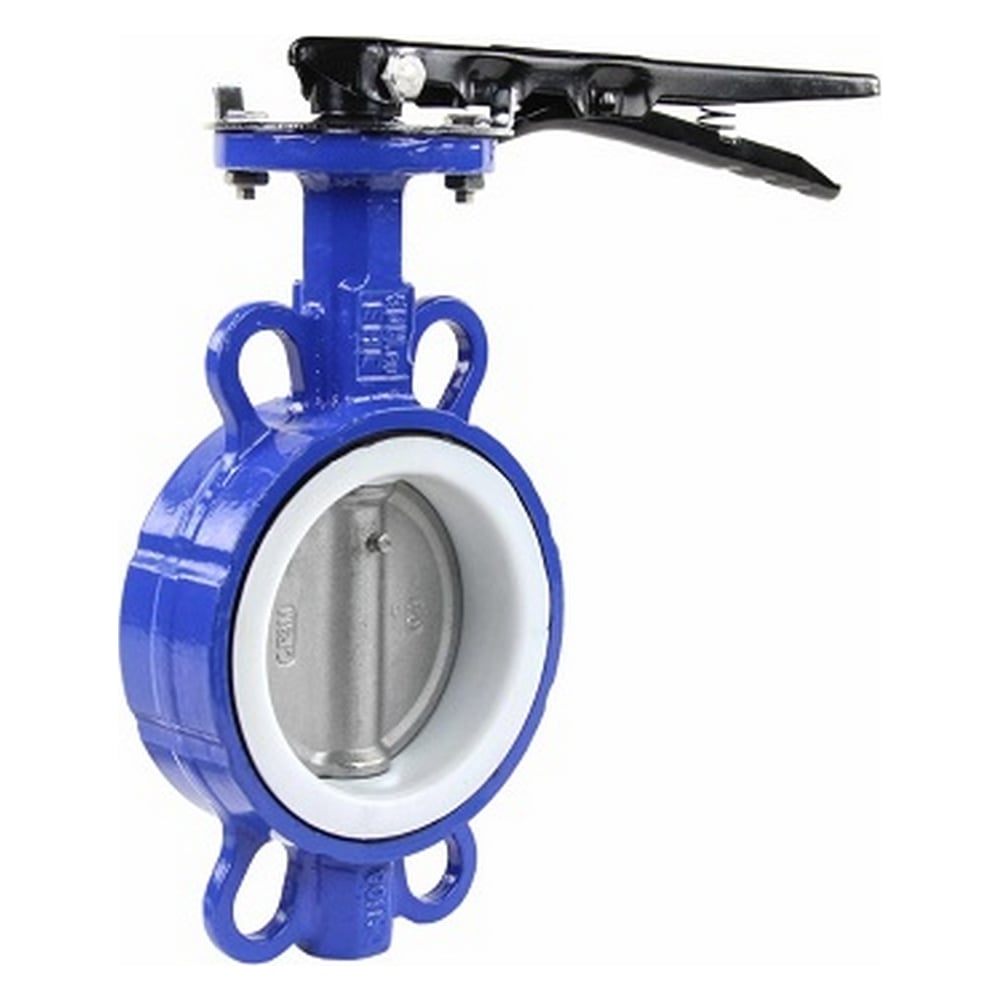 Поворотный затвор DN.ru WCB-316L-PTFE Ду150 Ру16, углеродистая сталь ...