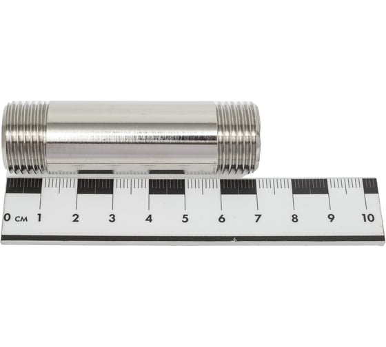 Удлинитель DOUBLE-LIN с наружной резьбой 1/2", латунный никелированный, 70мм LL6150(1/2"-70)
