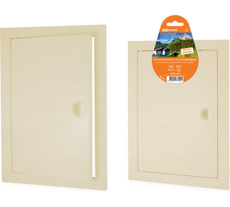 Ревизионный люк с ручкой TDM 200х300, слоновая кость SQ1807-0432