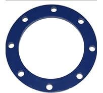 Фланец прижимной для ПНД трубы Флексапайп +, ООО PN10 DN100/110 ст20 (литой, синий) УТ0041739