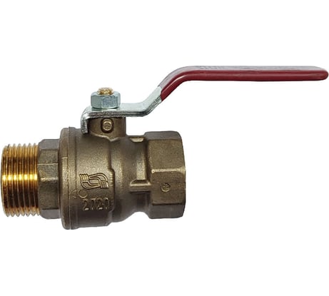 Кран шаровой муфтовый латунный НЗГА  КШ-20 Вода ВхН р 00-00000416