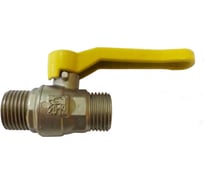 Кран шаровой муфтовый латунный НЗГА КШ-15 Газ НхН р 00-00000403