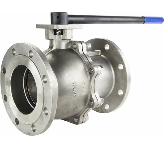 Кран шаровой DN.ru КШФП.316.200 Ду200 Ру16 с ISO-фланцем и рукояткой D160-04831