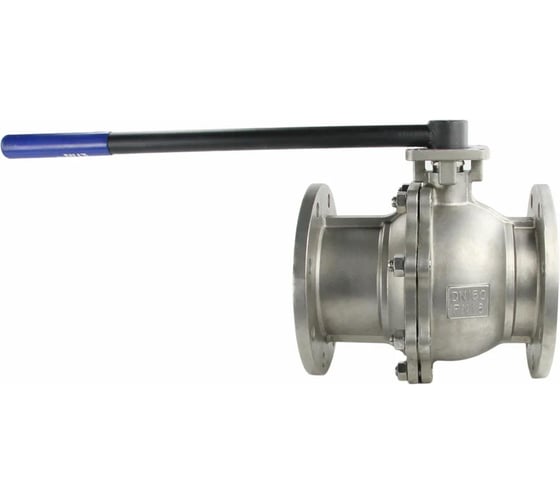 Кран шаровой DN.ru КШФП.316.200 Ду200 Ру16 с ISO-фланцем и рукояткой D160-04831
