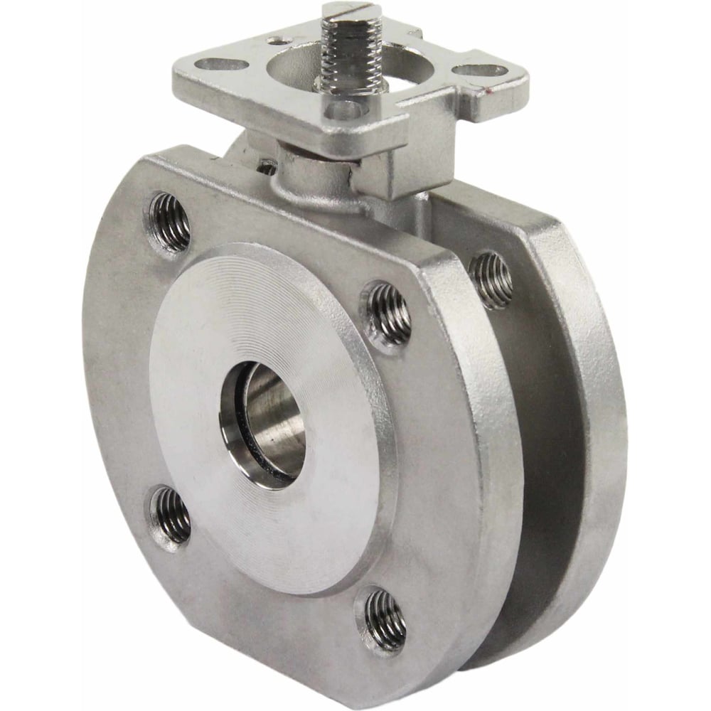 Шаровой кран DN.ruКШмФП.316.200 Ду25 Ру16, с ISO-фланцем и голым штоком ...