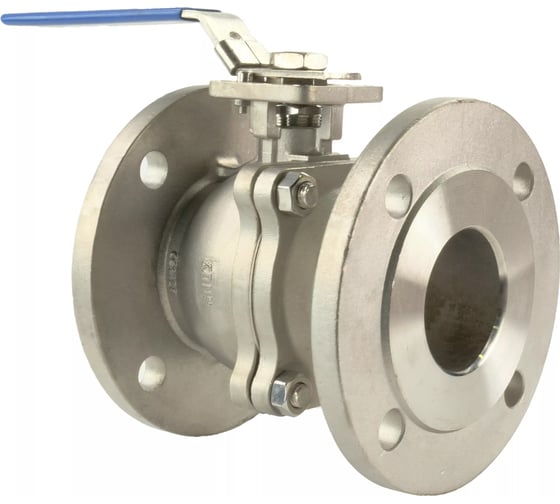 Шаровый кран DN.ru КШФП.316.200 Ду65 Ру16 с ISO-фланцем и рукояткой ...