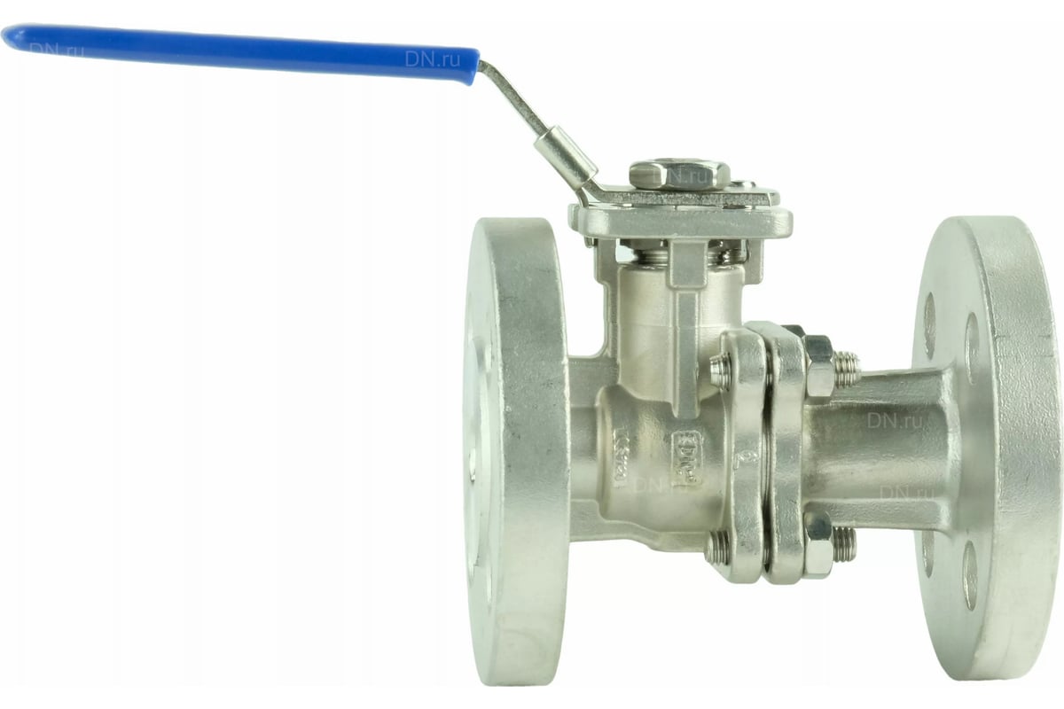Шаровый кран DN.ru КШФП.316.200 Ду50 Ру40 с ISO-фланцем и рукояткой ...