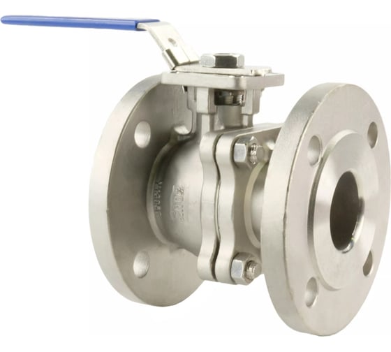 Шаровый кран DN.ru КШФП.316.200 Ду50 Ру40 с ISO-фланцем и рукояткой ...