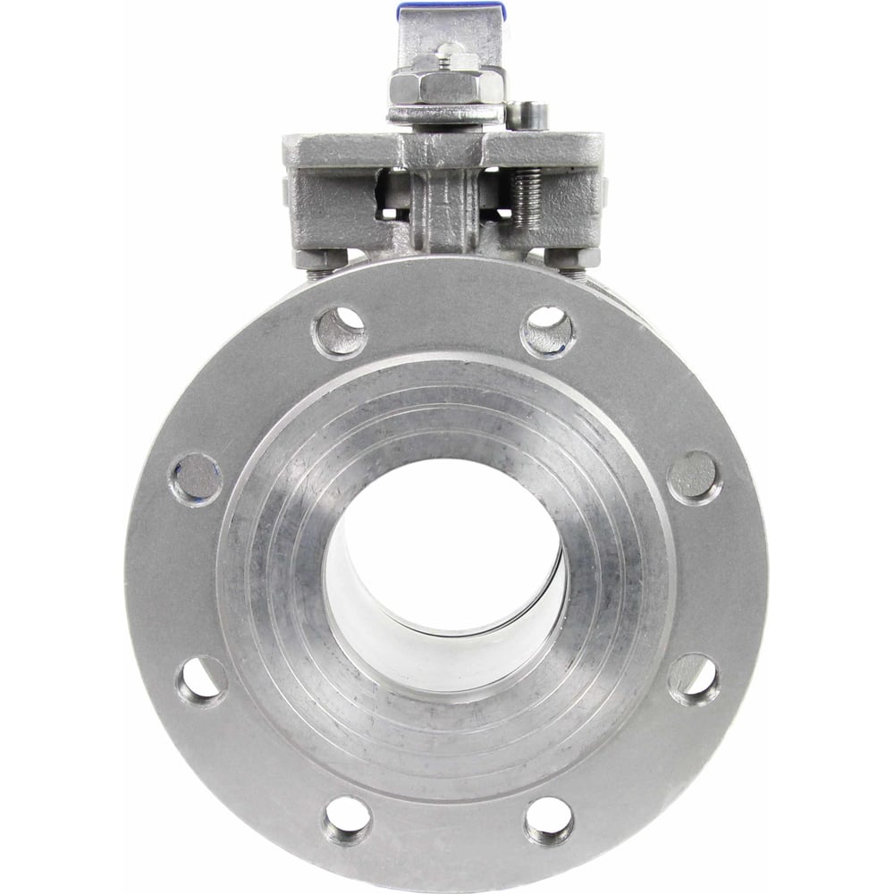 Шаровой кран DN.ruКШмФП.316.200 Ду80 Ру16, с ISO-фланцем и рукояткой ...