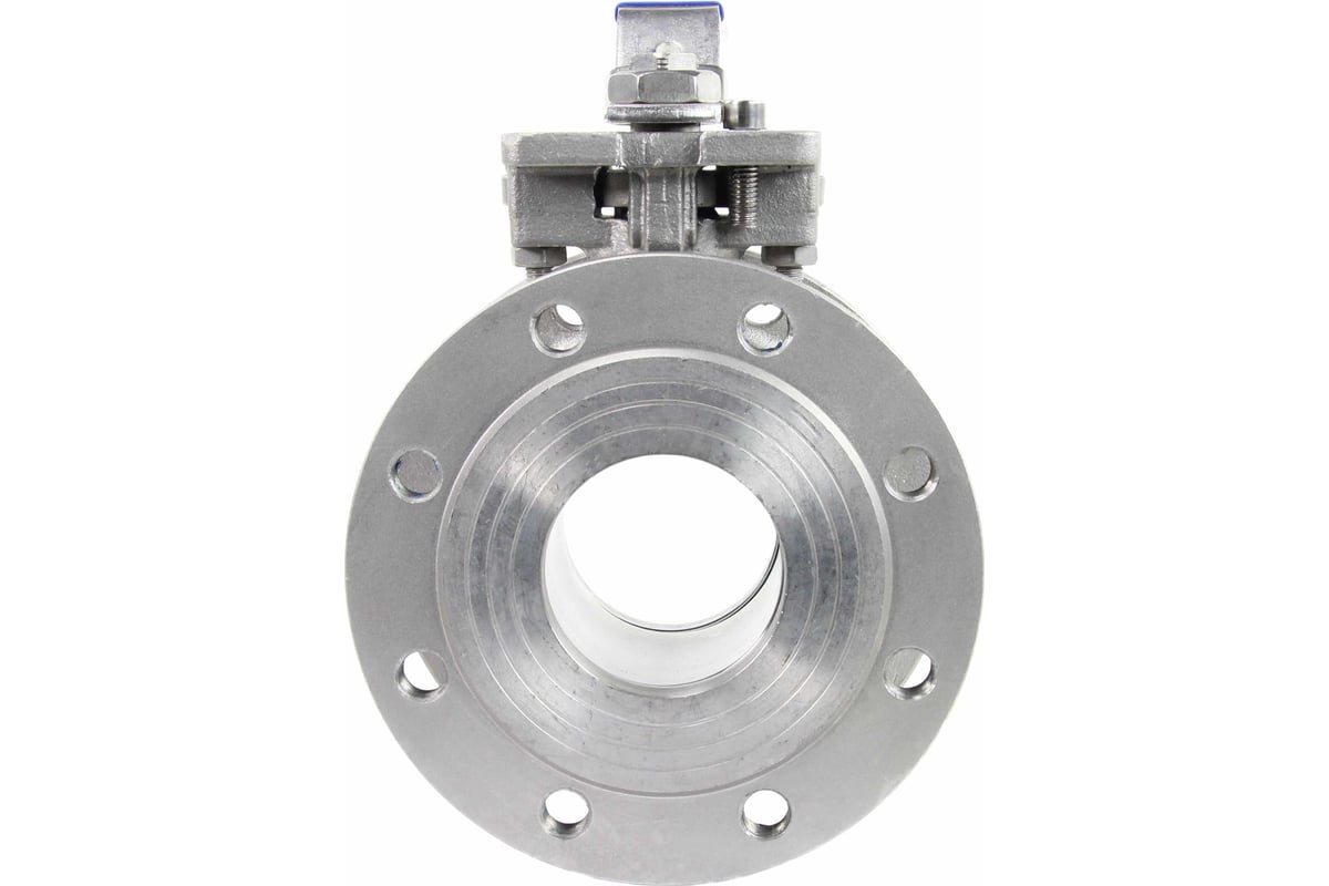 Шаровой кран DN.ruКШмФП.316.200 Ду80 Ру16, с ISO-фланцем и рукояткой ...