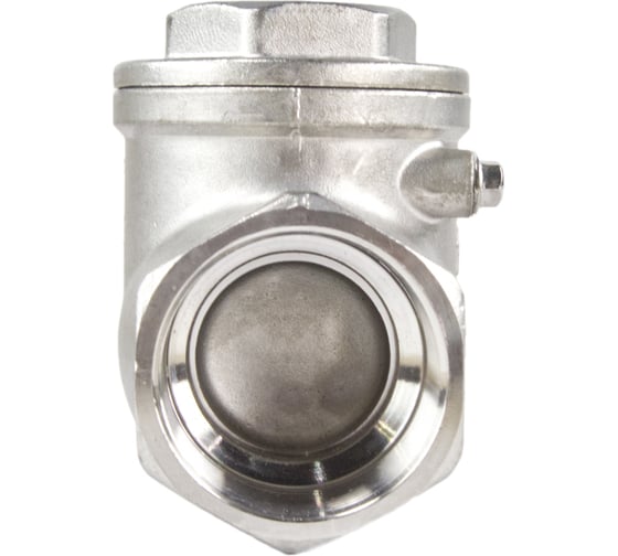 Обратный клапан DN.ru поворотный  SCV-316 1 1/2″ Ду40 Ру16 нержавеющая сталь SS316 муфтовый D100-00497