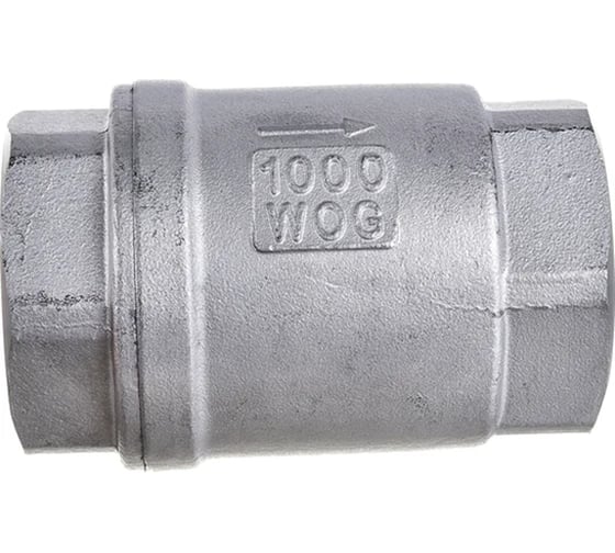 Обратный клапан DN.ru LSCV-316 1 1/4″ Ду32 Ру16 пружинный нержавеющая сталь SS316 муфтовый D100-00490