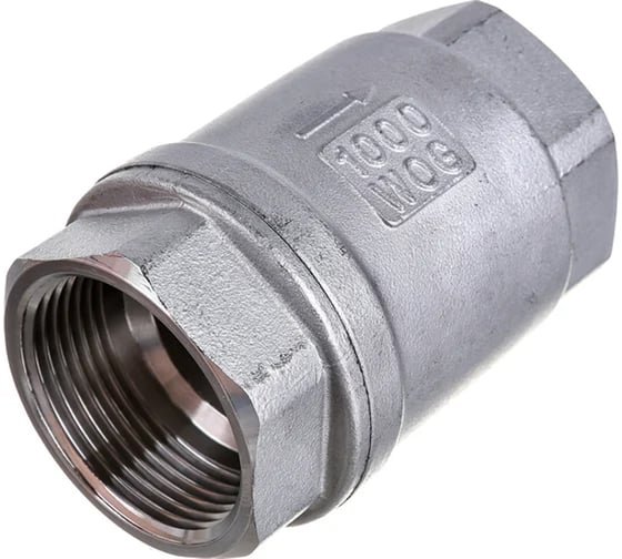 Обратный клапан DN.ru LSCV-316 1 1/4″ Ду32 Ру16 пружинный нержавеющая сталь SS316 муфтовый D100-00490