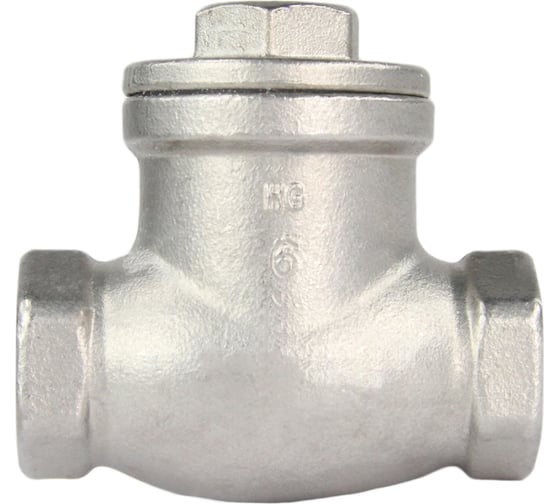 Обратный клапан DN.ru поворотный SCV-316 1/2″ Ду15 Ру16 нержавеющая сталь SS316 муфтовый D100-00493