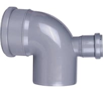 Отвод внутренней канализации TEBO ПНД 110х87,5° с выходом 50 тыл 013021303