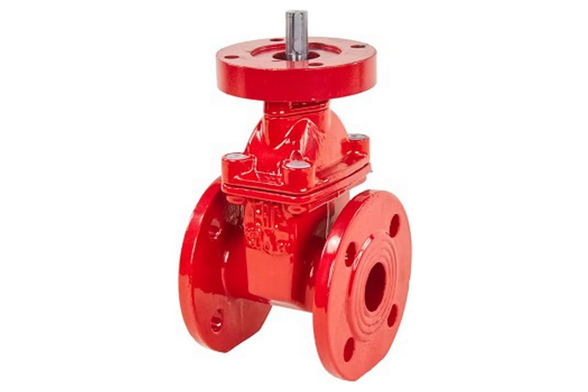 Клиновая задвижка DN.ru 30ч939р Ду150 Ру16 обрезиненная для воды под ...