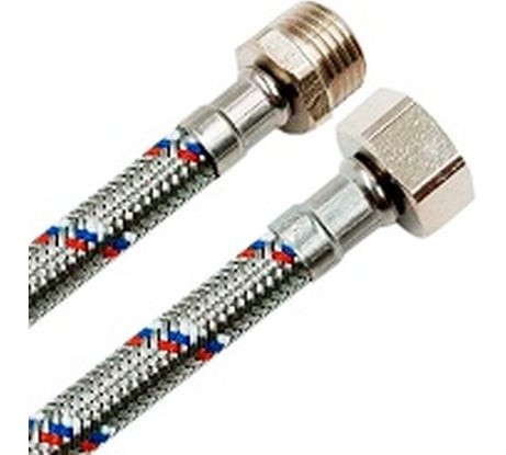 Гибкая подводка для воды РОСТерм, 1/2 НР/ВР, 80см 80FLX12EXTINT