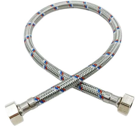 Гибкая подводка для воды РОСТерм 1/2 НР/ВР, 100см 100FLX12EXTINT