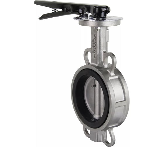 Затвор дисковый поворотный DN.ru 316L-316L-NBR Ду250 Ру16 с рукояткой D050-01500