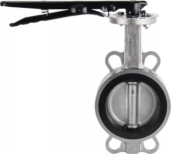 Затвор дисковый поворотный DN.ru 316L-316L-NBR Ду250 Ру16 с рукояткой D050-01500