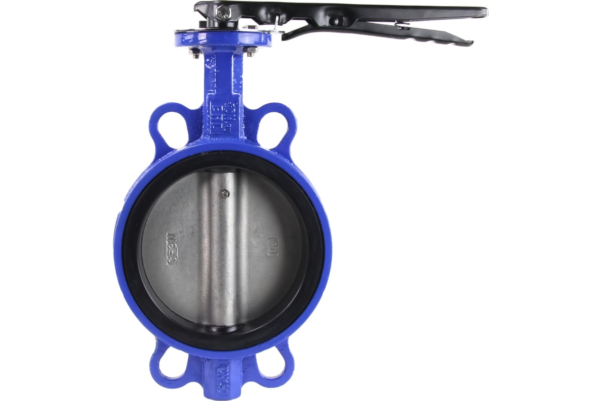 Поворотный затвор DN.ru WCB-316L-EPDM Ду150 Ру16, углеродистая сталь ...